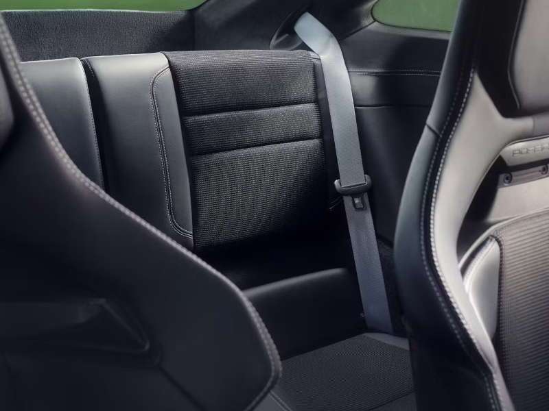 The all-new rear seat configuration in the Porsche 911 GT3 Touring