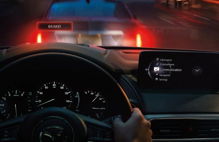 dashboard view of the 2023 Mazda CX-9