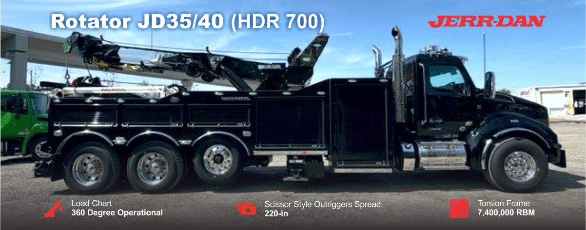 New Jerr-Dan 35/40 Rotator