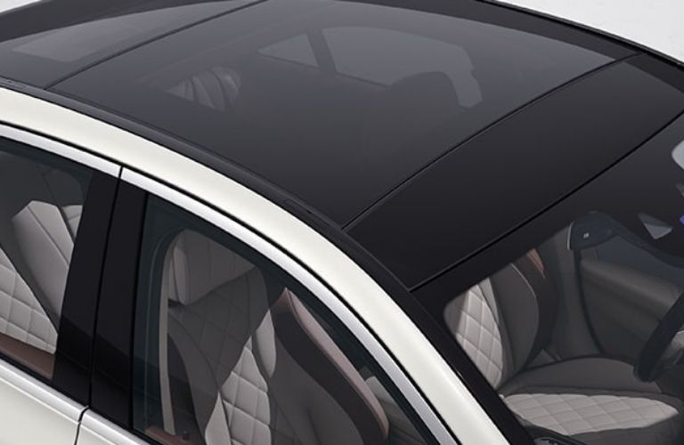 panaromic sunroof of the 2022 Mercedes-Benz E-Class