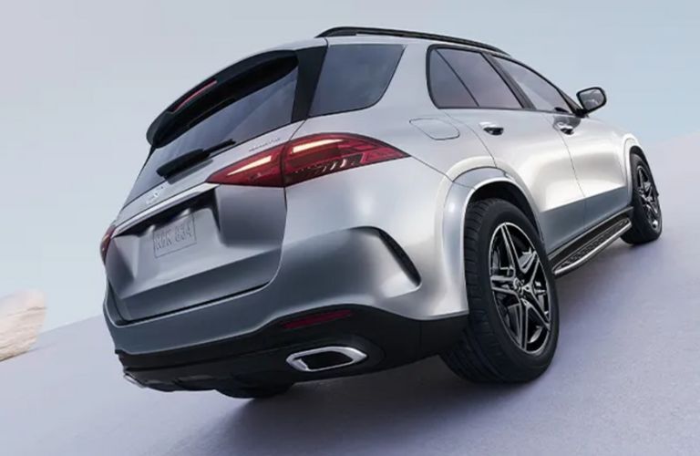 rear view of a Mercedes-Benz