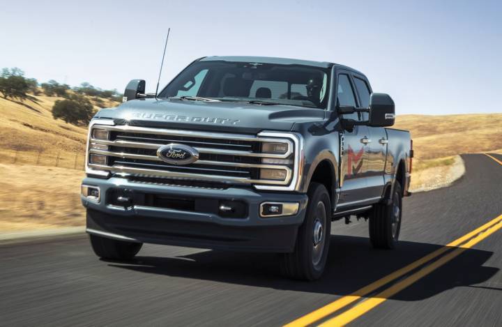 2024 Ford F-350 on paved highway