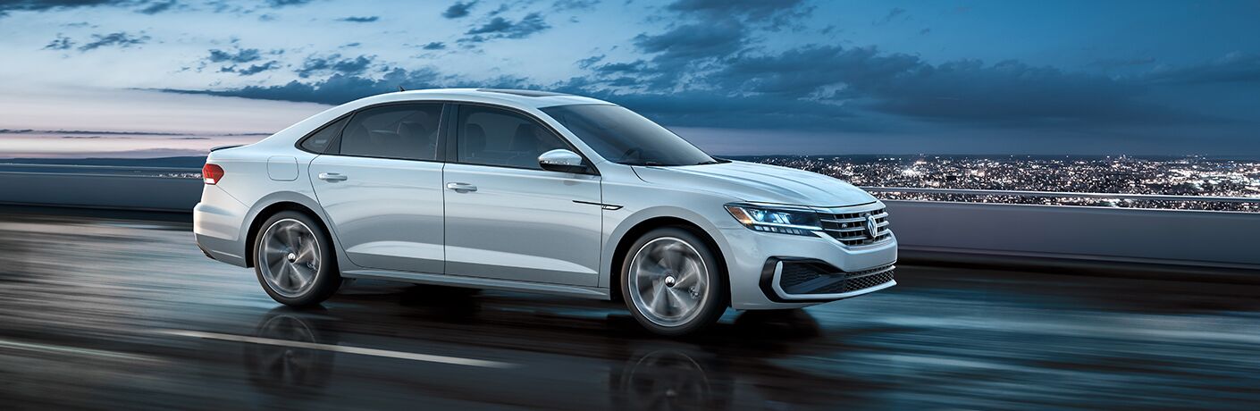 2020 Volkswagen Passat going down the road