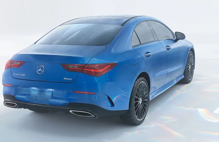 Rear view of the 2025 Mercedes-Benz CLA Coupe