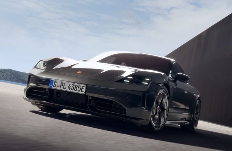 2026 Porsche Taycan Black Edition exterior front view