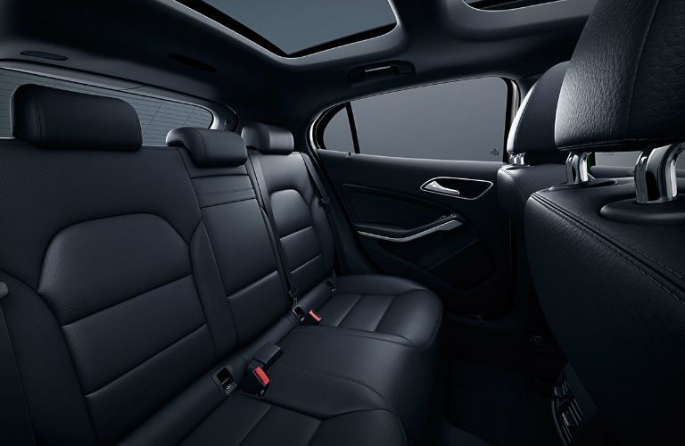 Rear seats in the 2019 Mercedes-Benz GLA