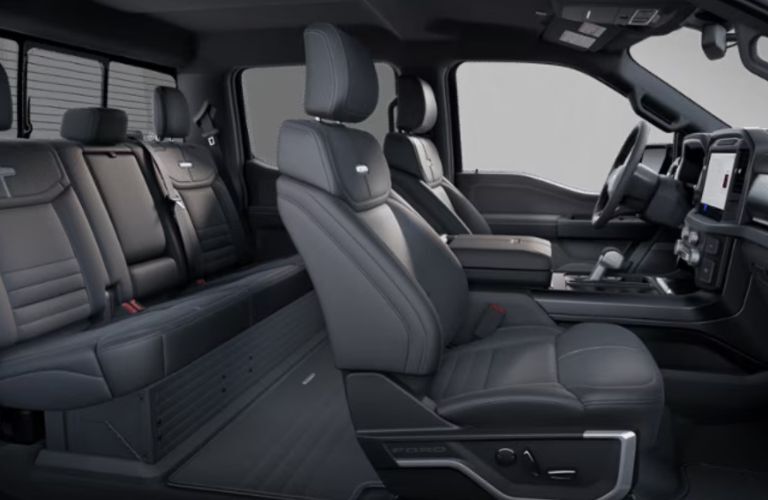 2025 Ford F-150 Platinum seating side view