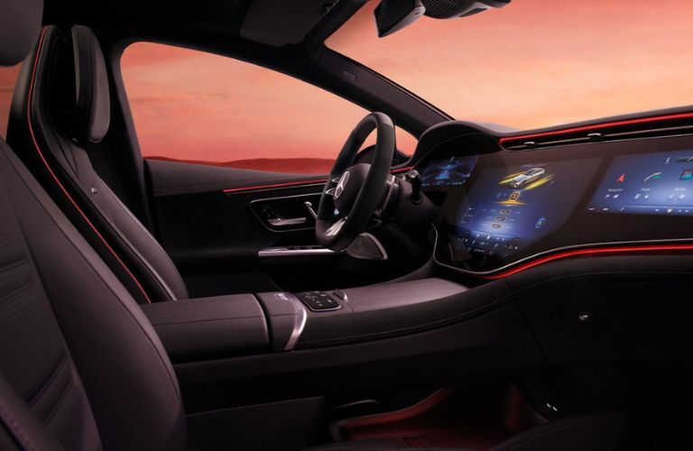 2024 Mercedes-AMG EQE Sedan interior steering and dash