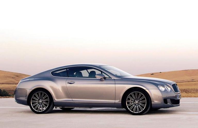 side view of the Bentley Continental GT W12