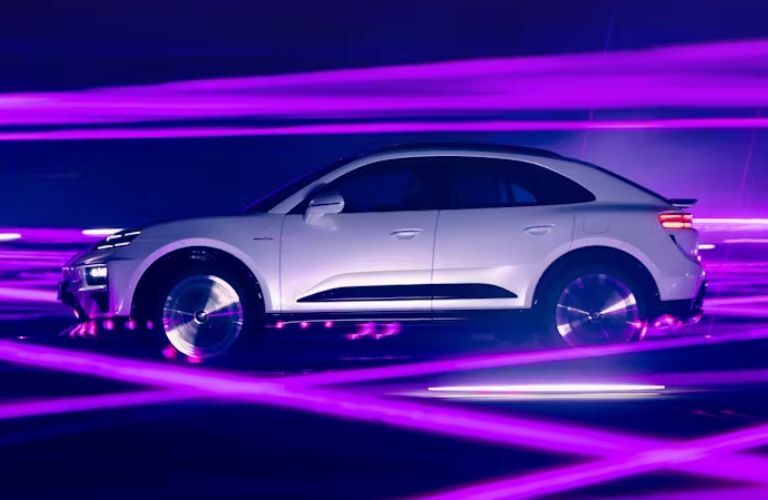 Porsche Macan Turbo Electric exterior side view