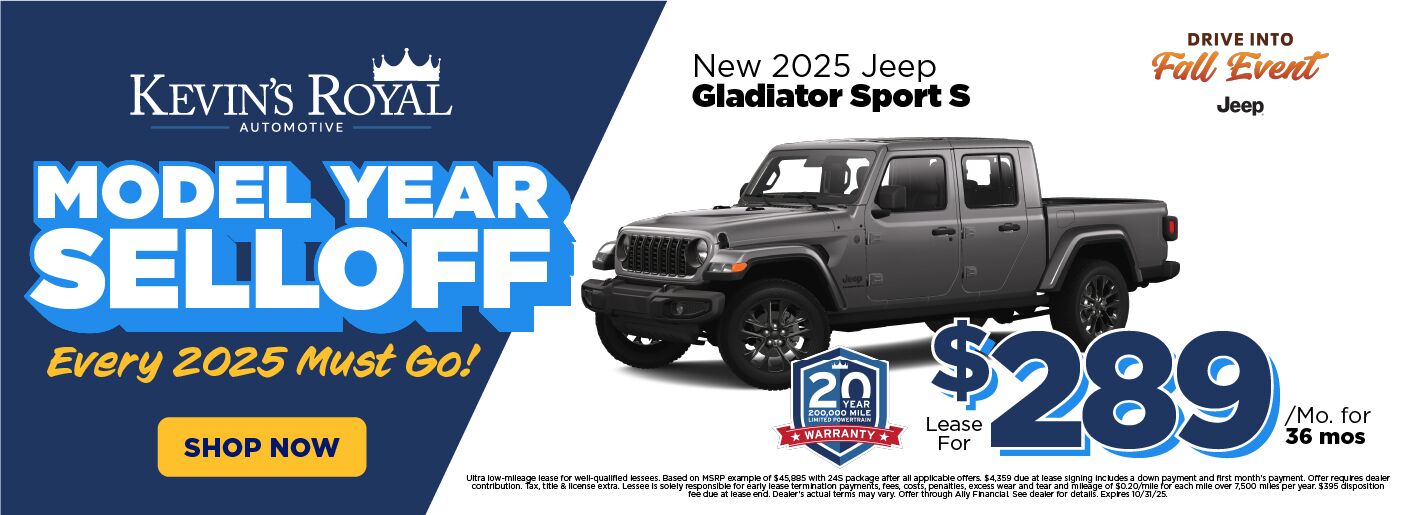 Model Year Selloff - Jeep