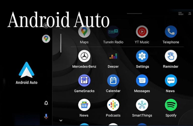 Android Auto connection in Mercedes-Benz