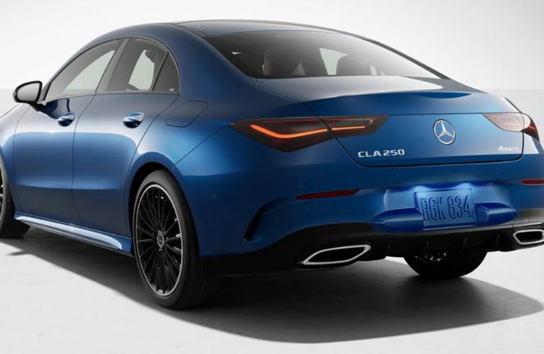 rear quarter view of the 2025 Mercedes-Benz AMG CLA 35 Coupe