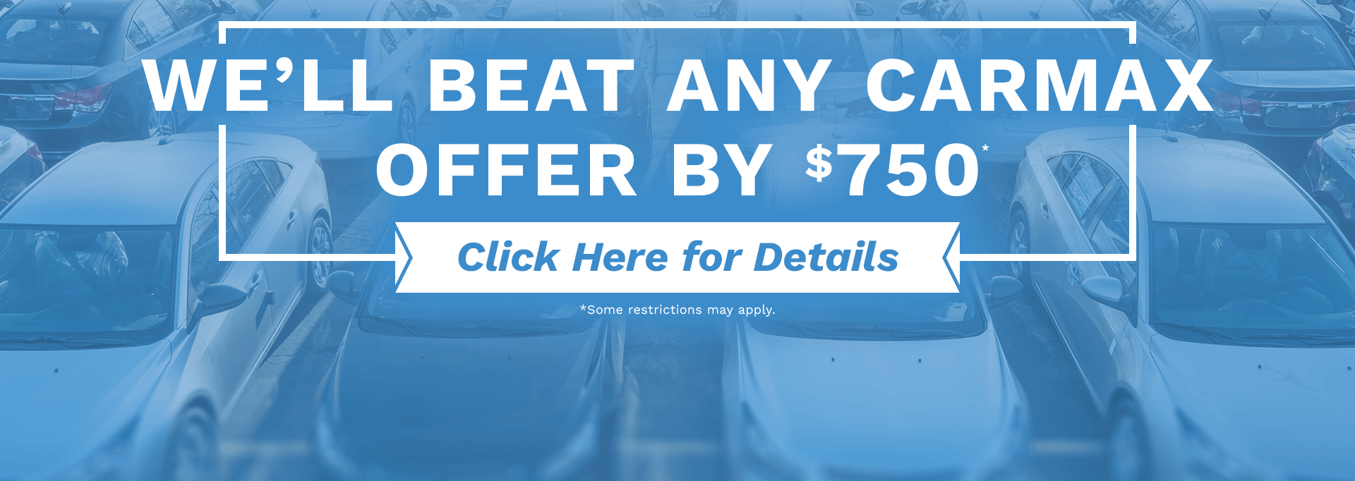 We'll beat any Carmax