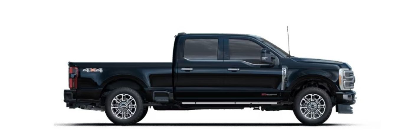 2024 Ford Super Duty F-350 Limited side view on white