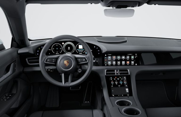 2023 Porsche Taycan 4S interior front dash