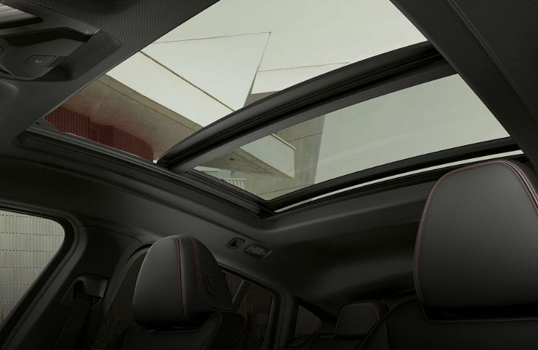 2020 BMW X4 interior sunroof view