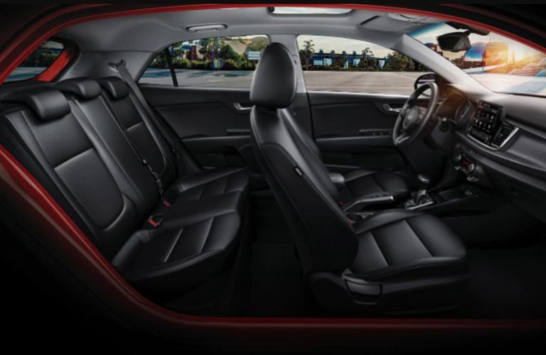 side interior view of the 2023 Kia Rio 5-Door