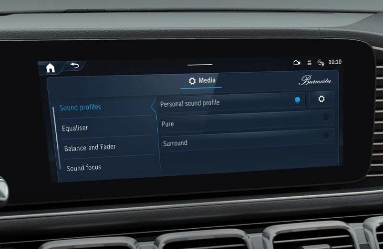 sound system of the 2024 Mercedes-Benz GLE 580 4MATIC