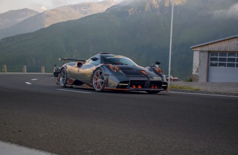 Pagani Huayra on a road