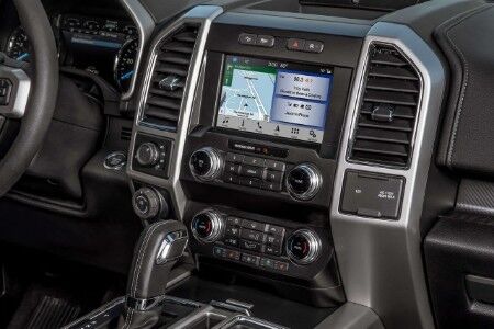 SYNC Infotainment touchscreen of 2019 Ford F-150 Lariat