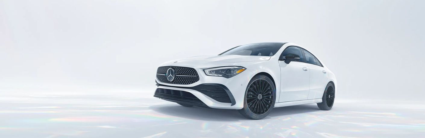 diagonal front view image of the 2025 Mercedes-Benz CLA Coupe