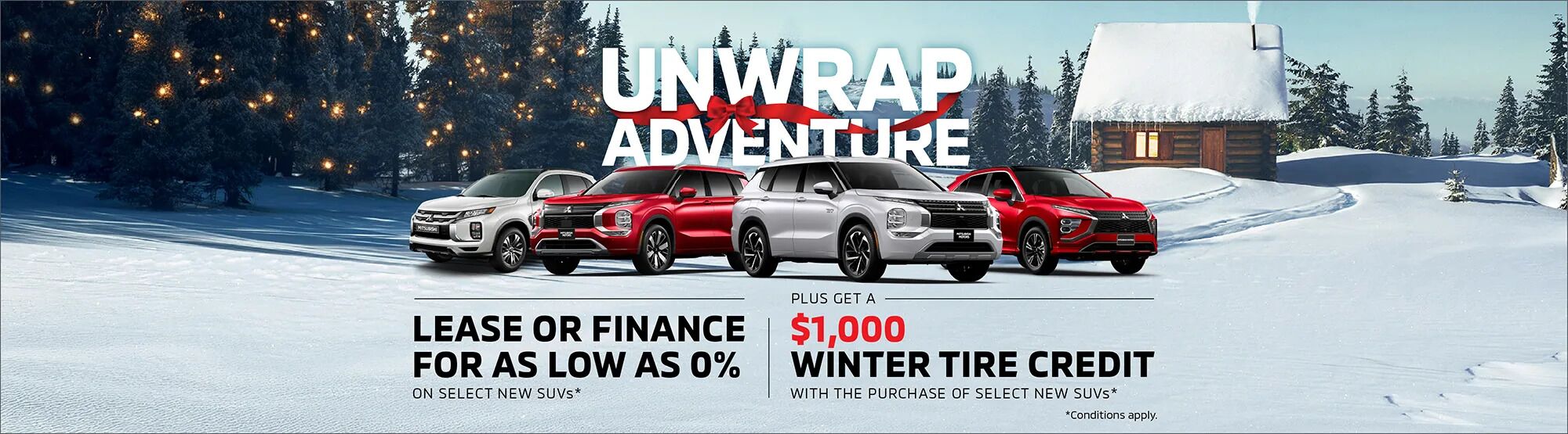 Unwrap Adventure | 0% + Tire Credit