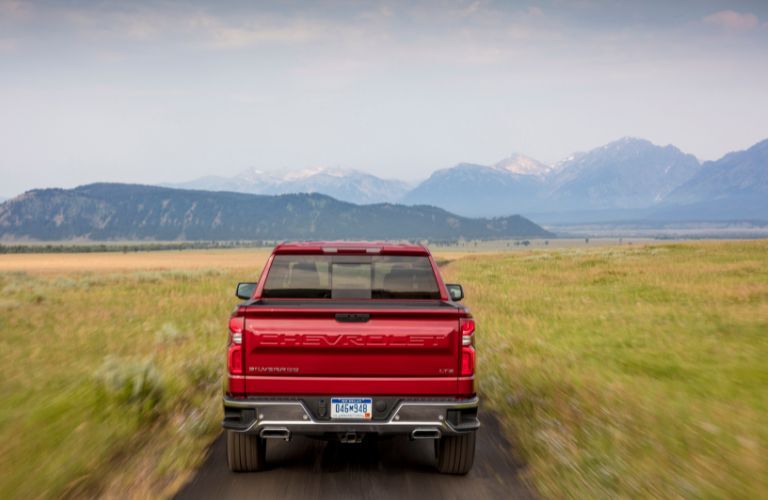 2020 Chevy Silverado on the road