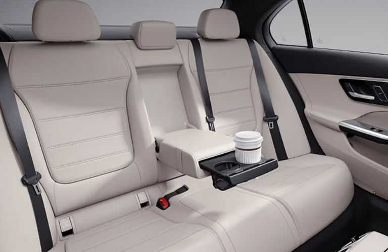 rear seat view of the 2025 Mercedes-Benz C 300 Sedan