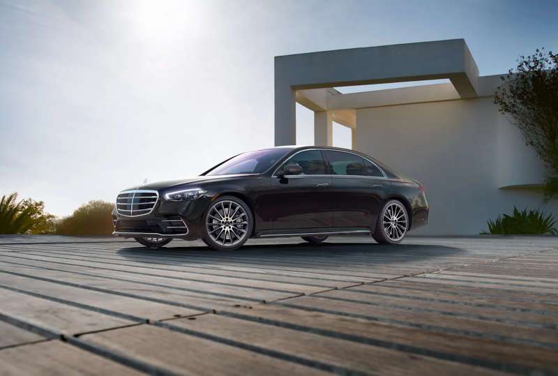 A side exterior view of the 2026 Mercedes-Benz S-Class