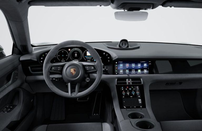 2025 Porsche Taycan GTS interior front dash