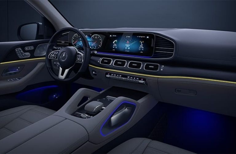 Interior view of the 2021 Mercedes-Benz GLS