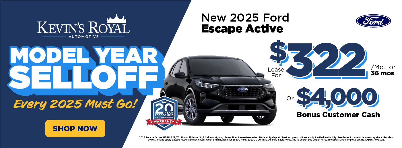 Model Year Selloff - Escape