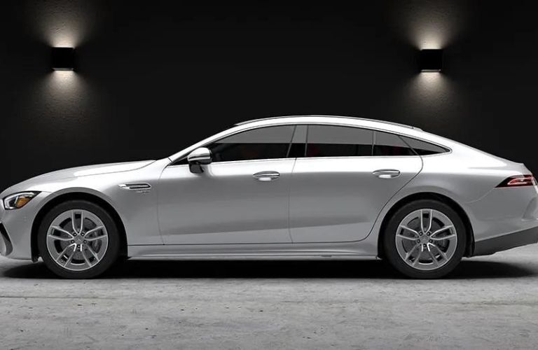 side view image of the 2024 Mercedes-AMG GT 53 4-door Coupe
