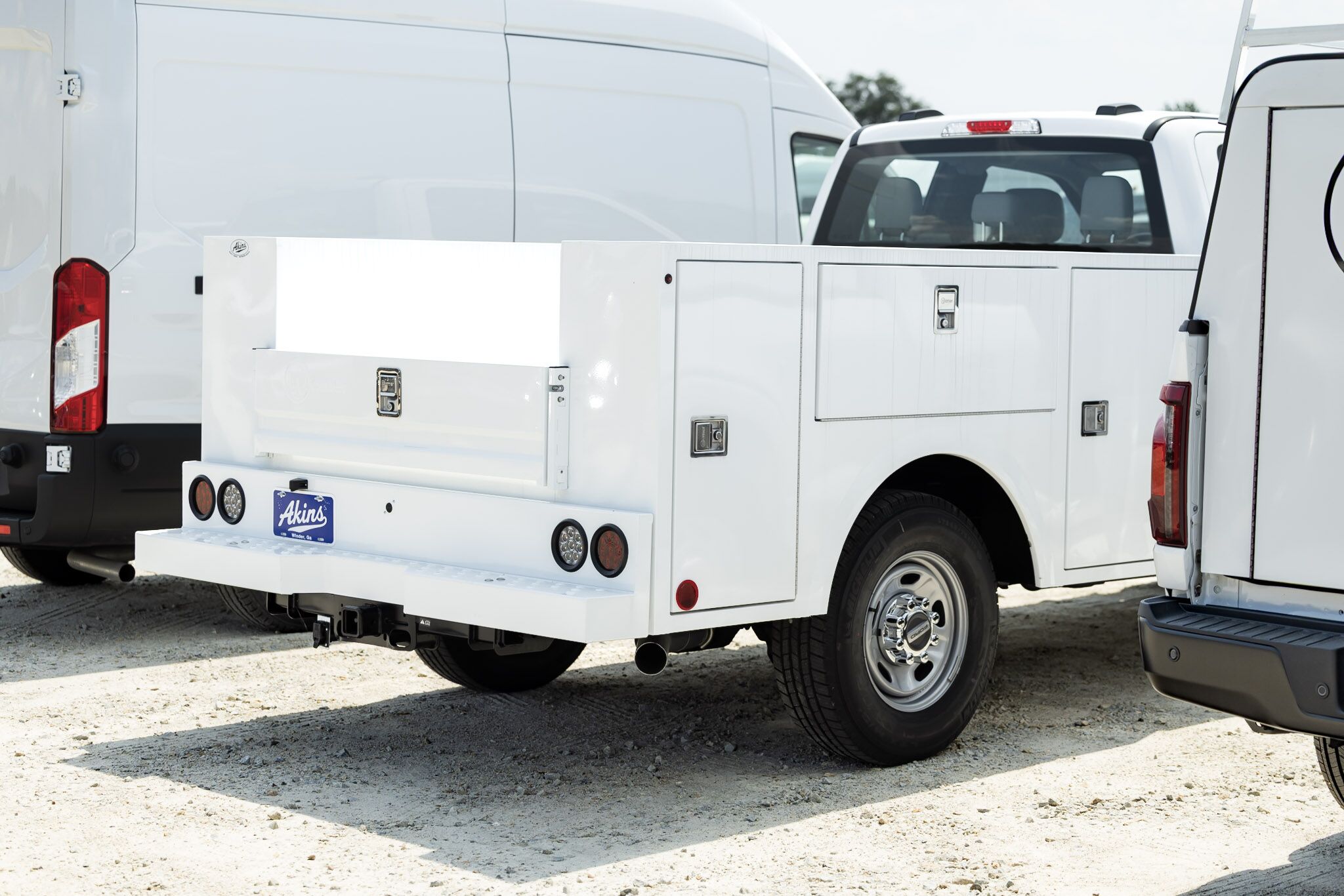 Ford commercial vehicle upfitted bed