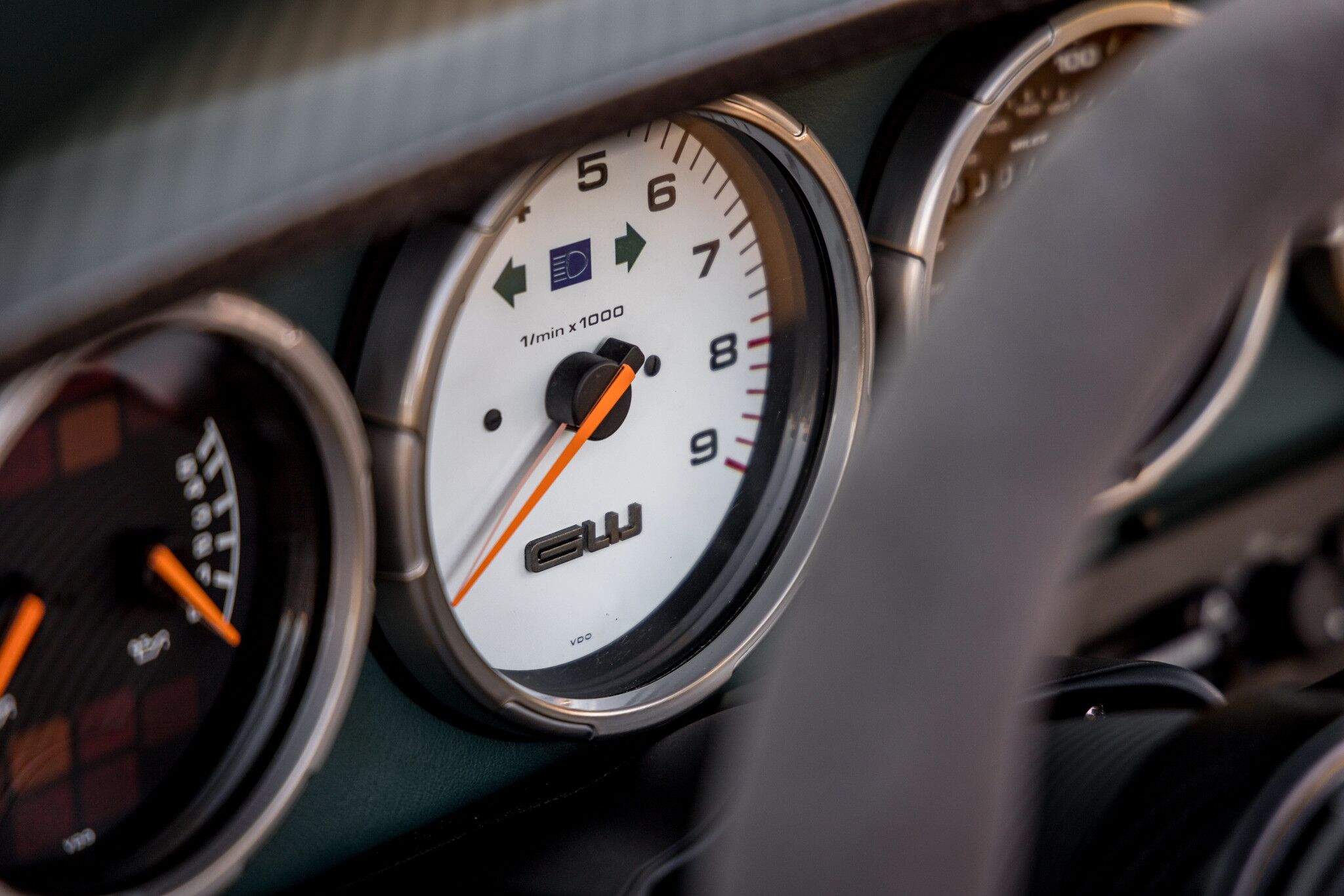 Porsche Speedster model instrument panel