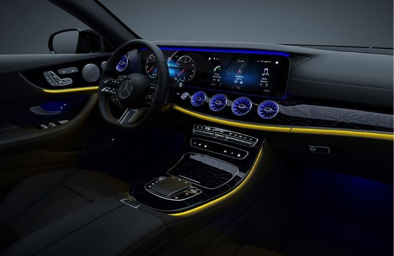 2022 Mercedes-Benz E-Class Coupe cockpit view
