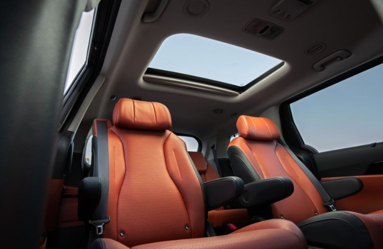 2023 Kia Carnival Seating with sunroof View
