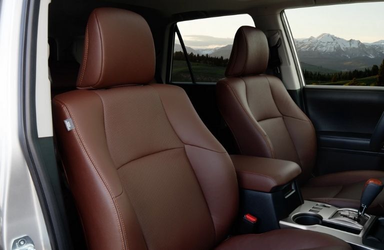 View of the interior seats and gear console of the 2022 Toyota 4Runner