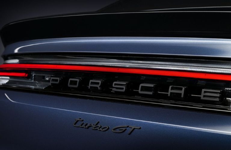 2024 Porsche Cayenne  close up of the brand name at the back