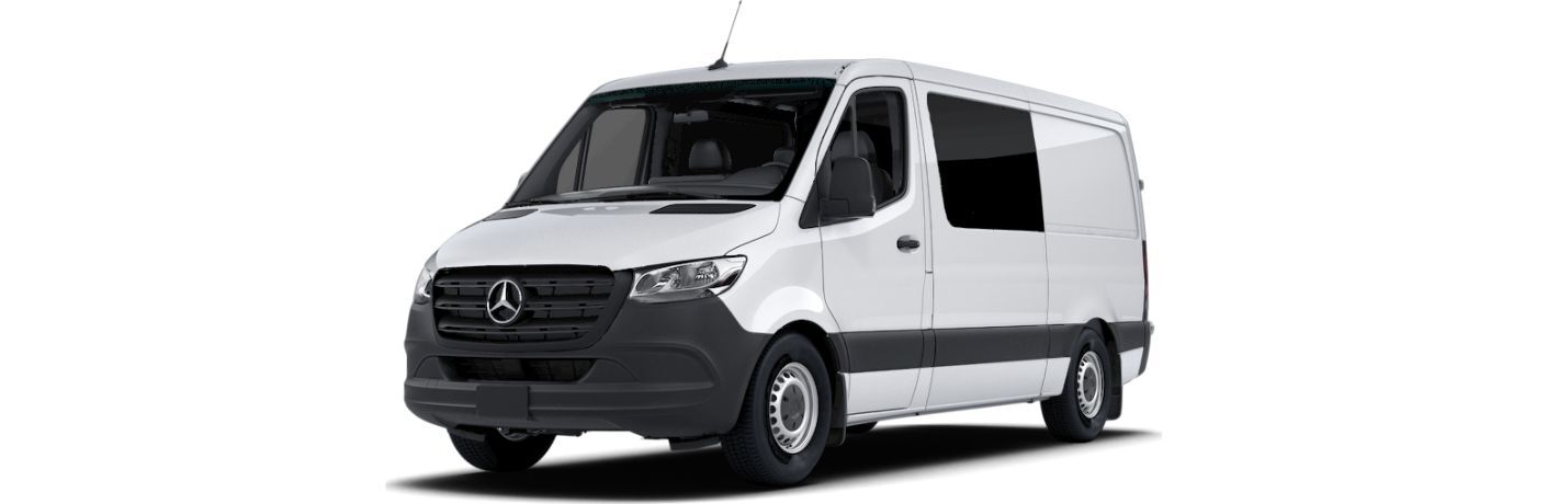 2026 Mercedes-Benz Sprinter Crew Van front and side angle