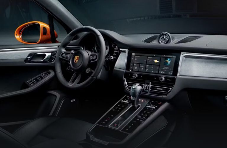 dashboard view of the 2026 Porsche Macan