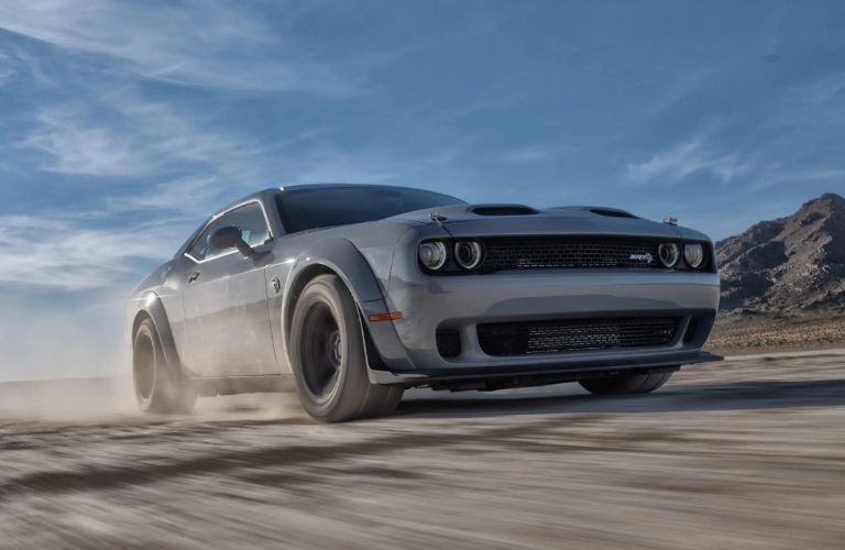 2023 Dodge Challenger in an off-road track