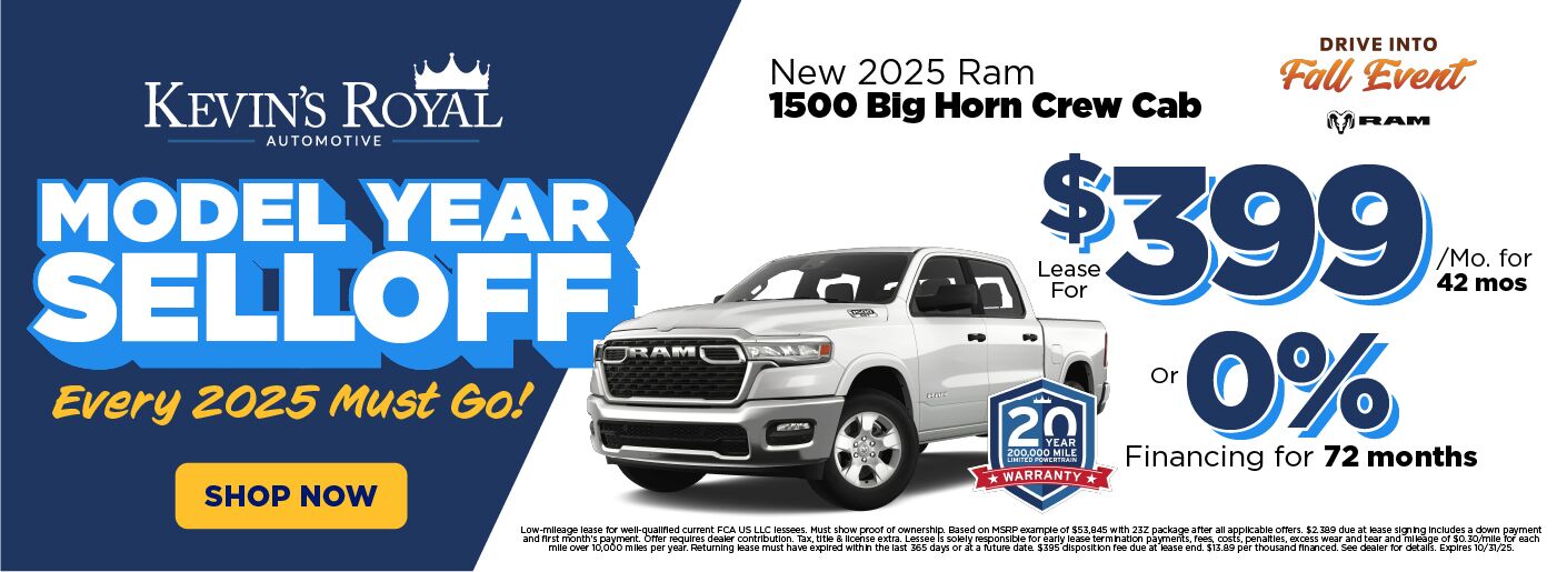 Model Year Selloff - RAM