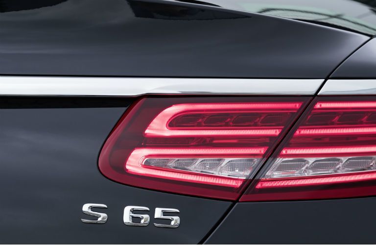 Close up of Taillight on Mercedes-Benz S-Class