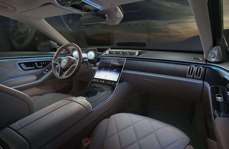 The high-tech cockpit of the 2026 Mercedes-Maybach S 680 4MATIC®