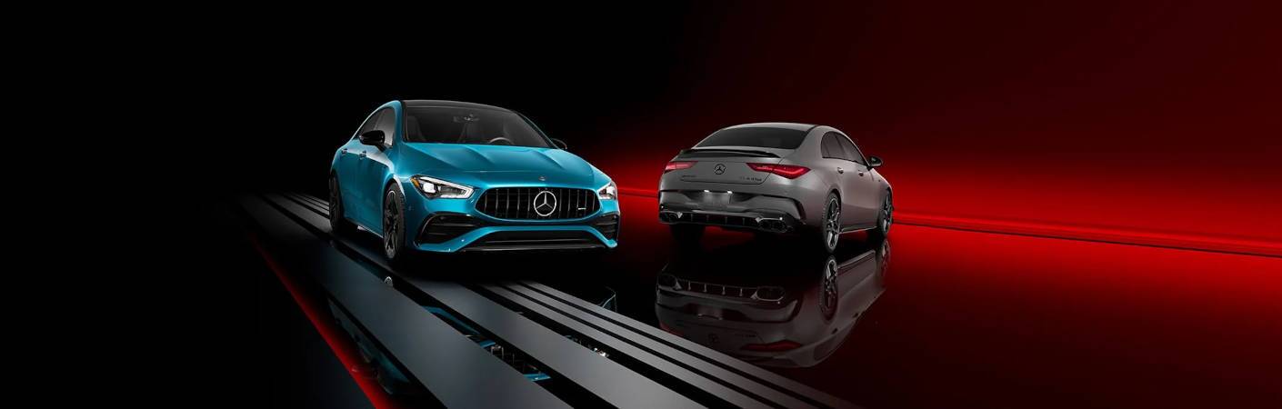 Two 2025 Mercedes-Benz CLA models near Scottsdale, AZ
