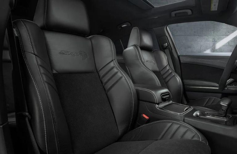 Front-row seats view of the 2022 Dodge Charger