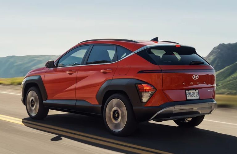 2025 Hyundai Kona side and back view