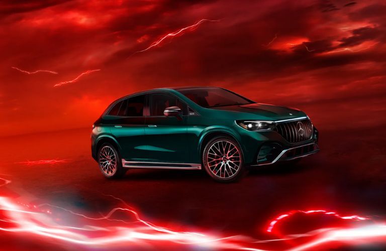 side view of the 2025 Mercedes-AMG® EQE SUV